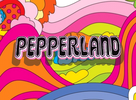 Pepperland Gradient Italic font