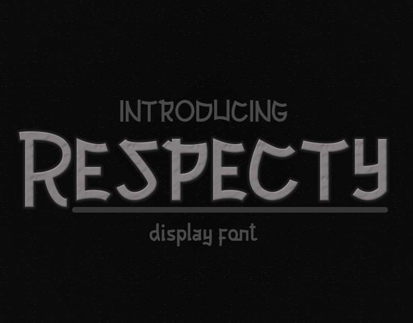Respecty font
