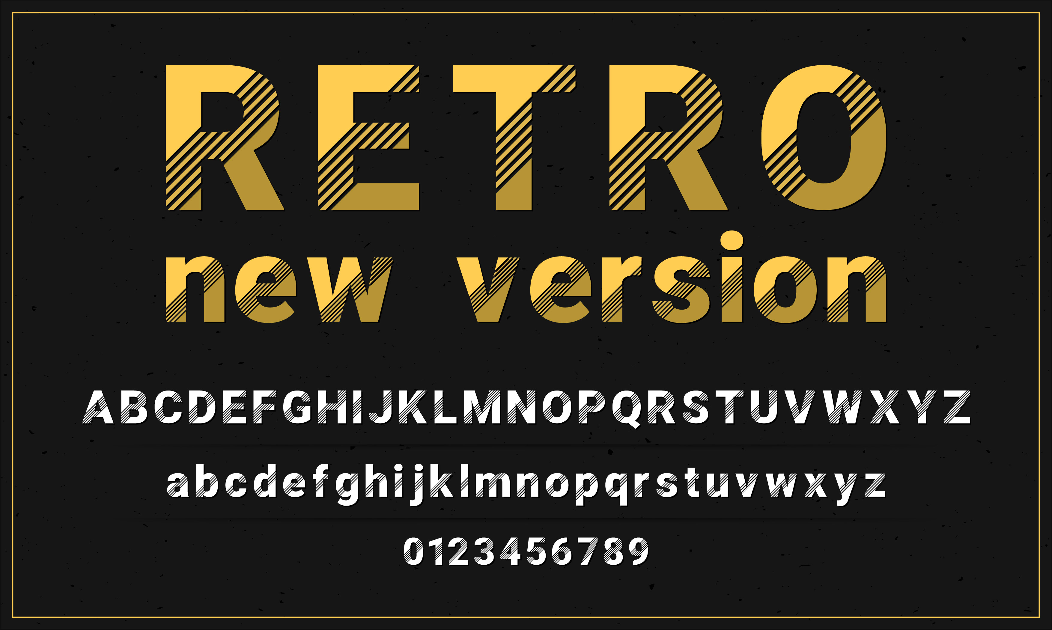 Retro New Version font