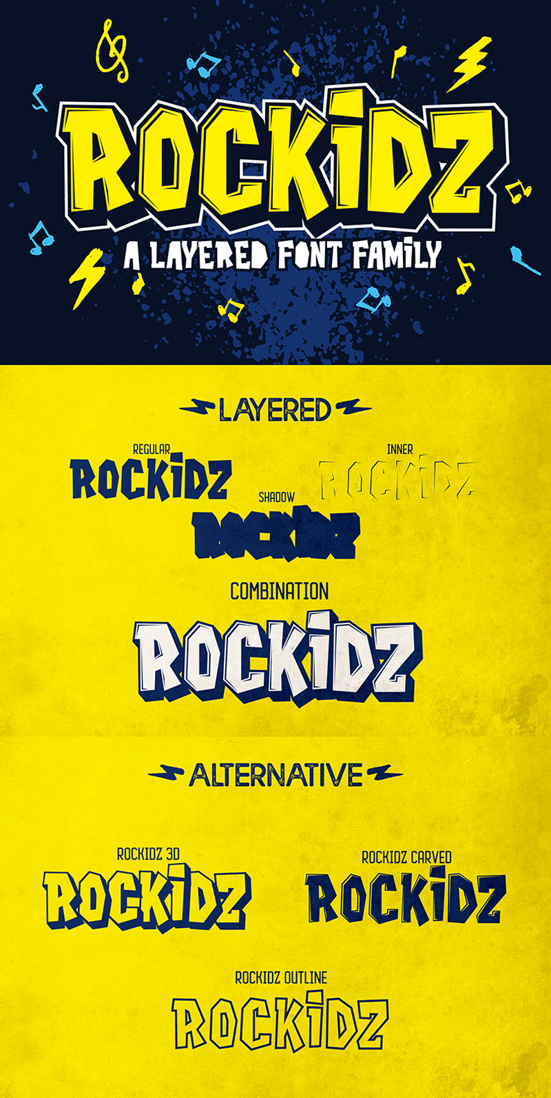 Rockidz Demo font