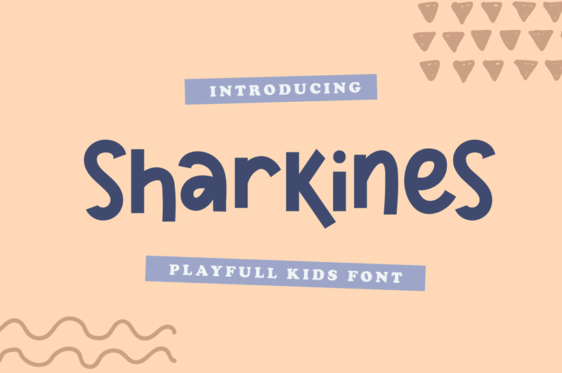 Sharkines Demo font