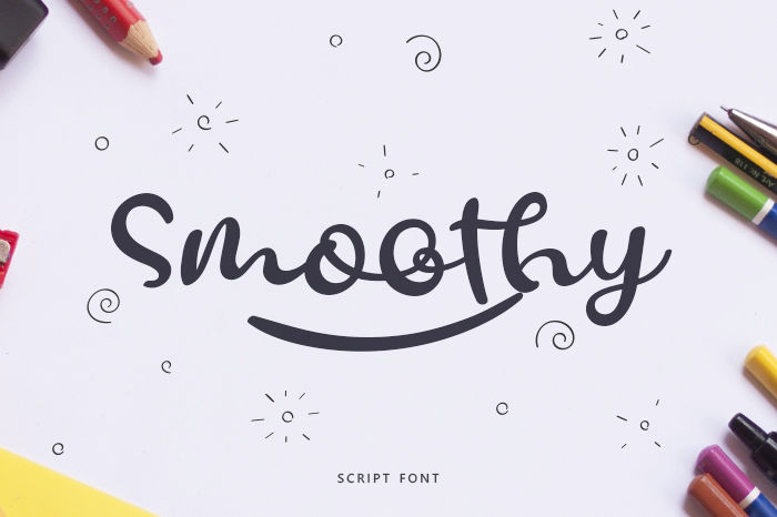 Smoothy font