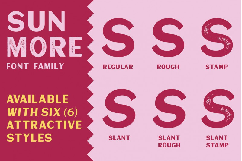 Sunmore Slant Free font