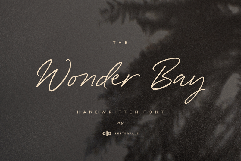Wonder Bay font