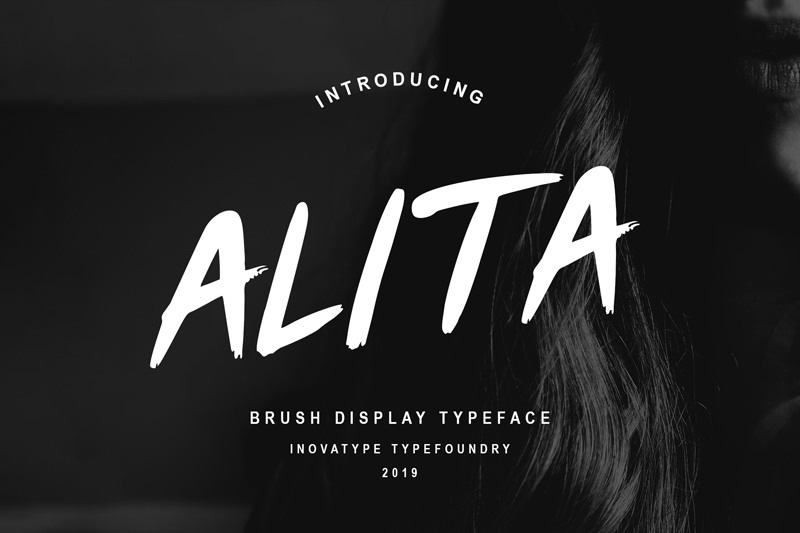 Alita Brush font