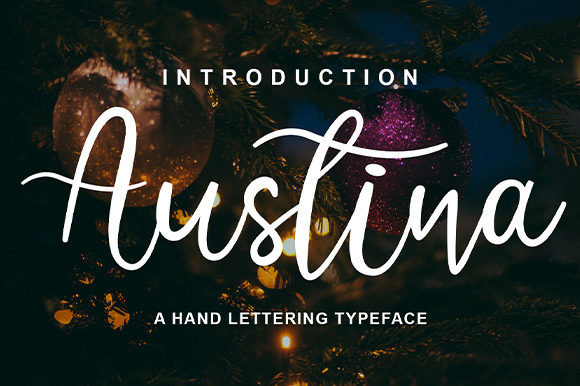 Austina font