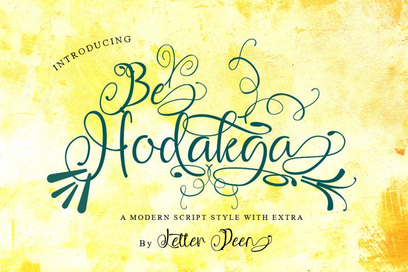 Be Hodakga font