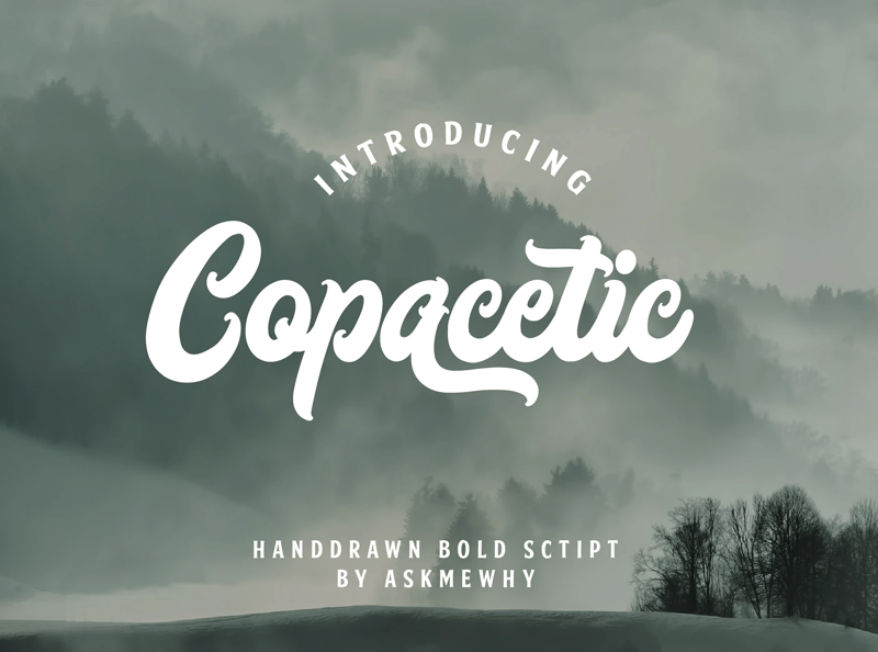 Copacetic-Extrude font