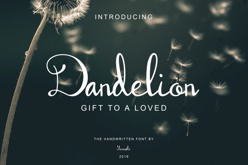 Dandelion font