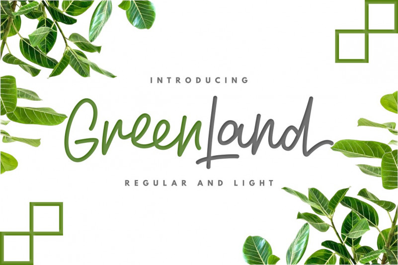 Greenland FREE font