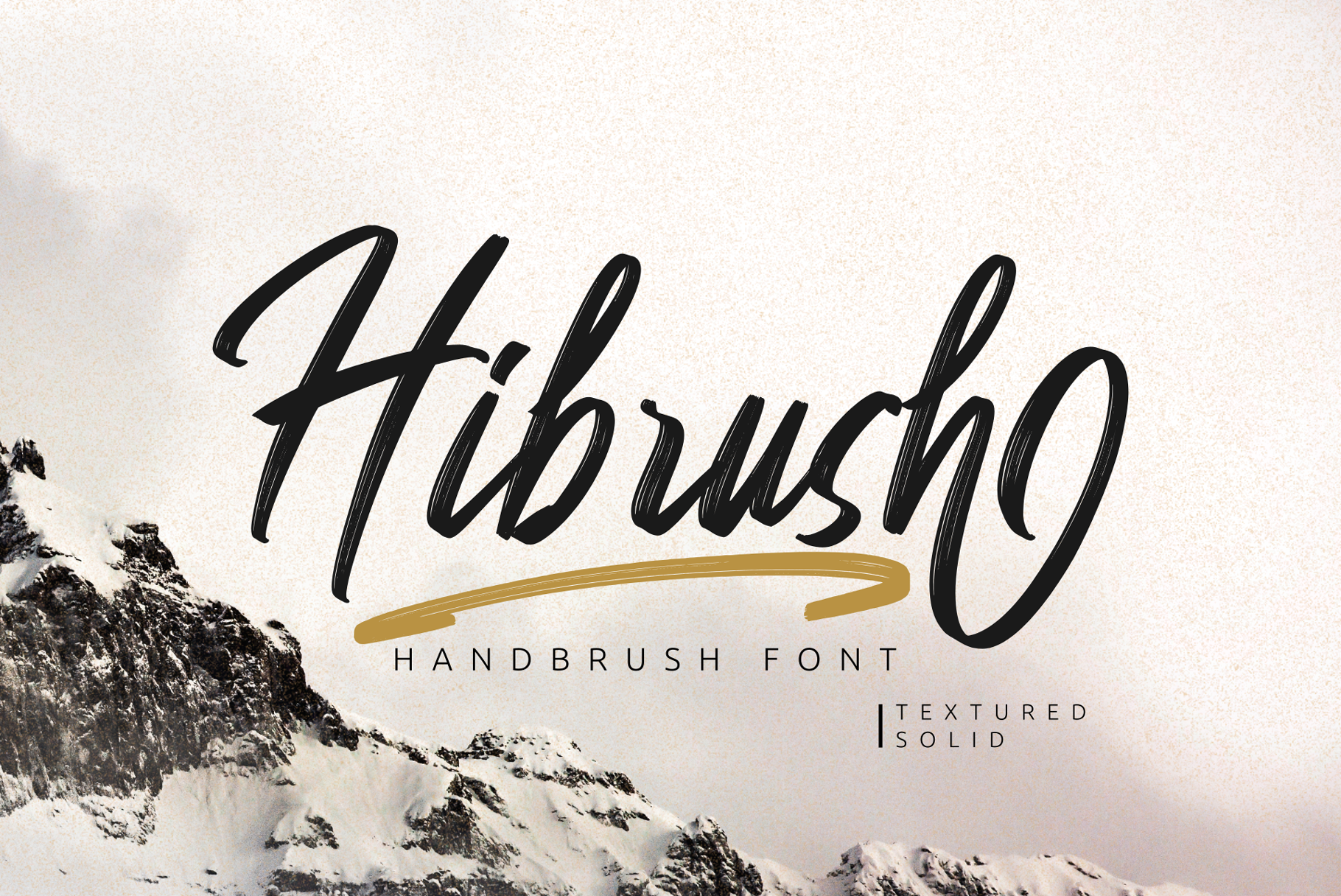 Hibrush font