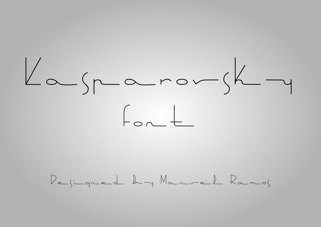 Kasparovsky font