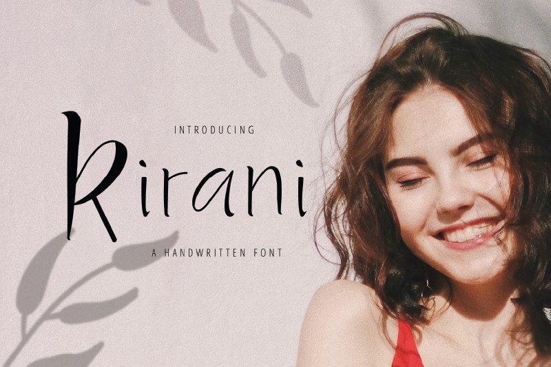 Kirani A Handwritten Font