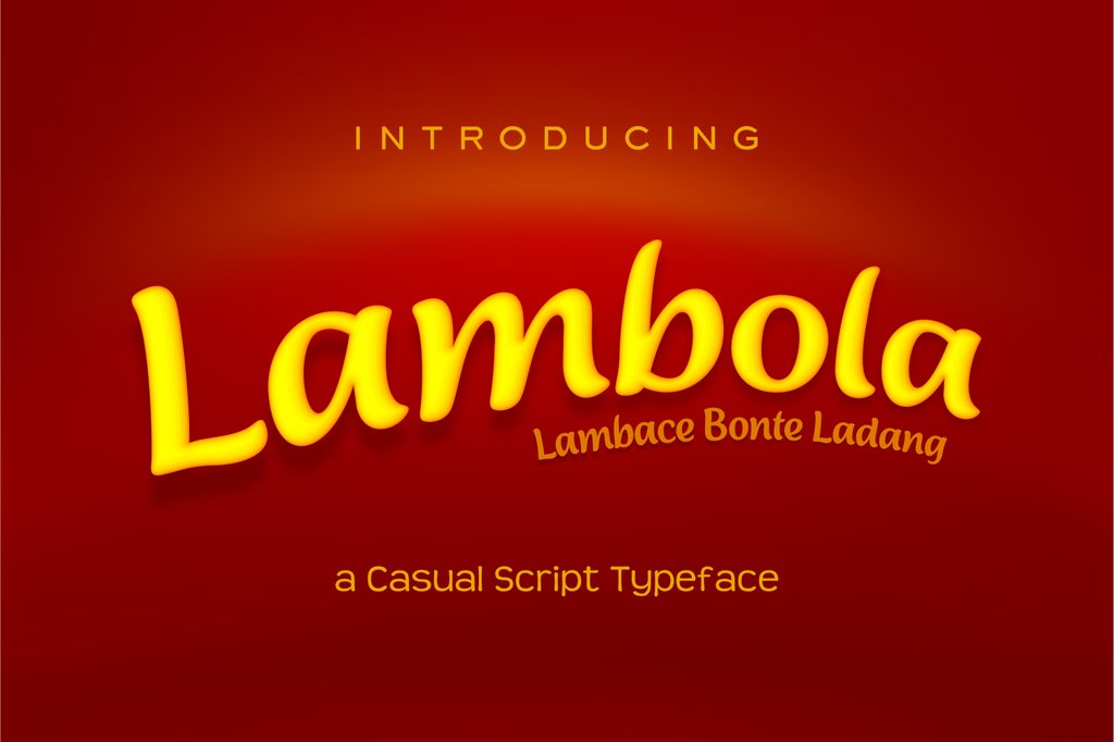 Lambola font