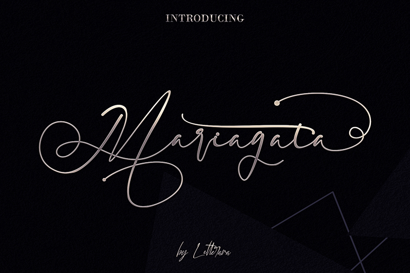 Mariagata font