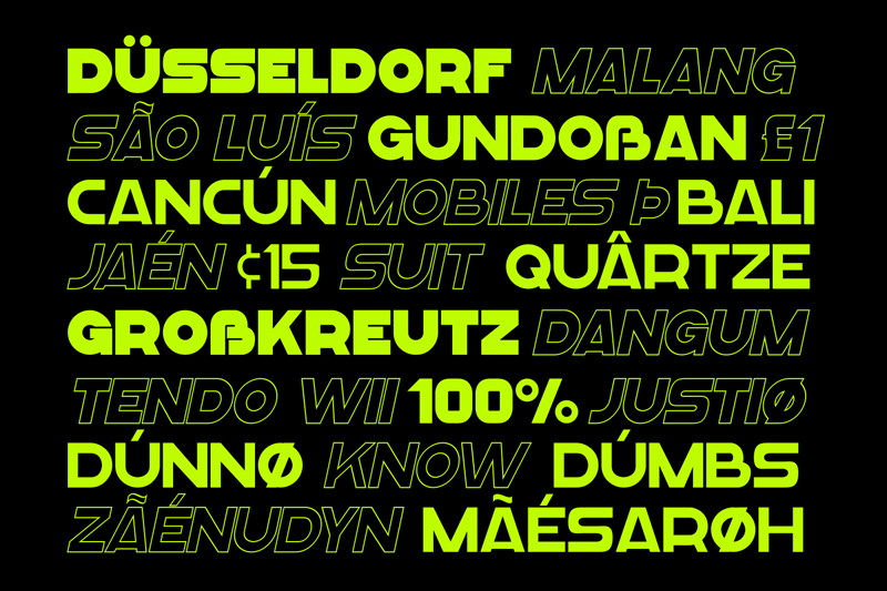 Meltland Demo font