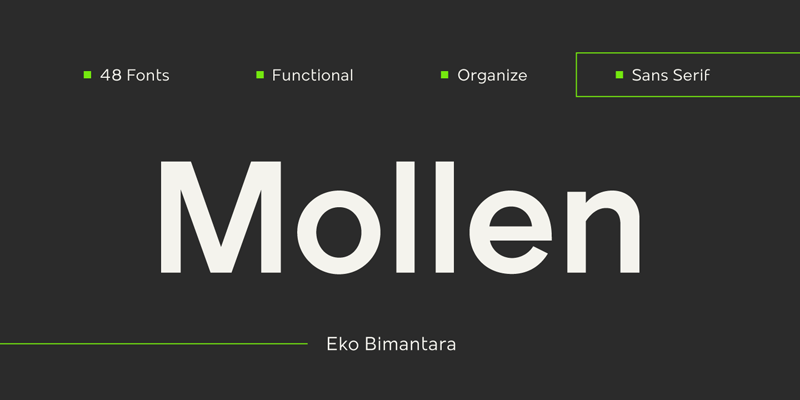 Mollen Personal Use font