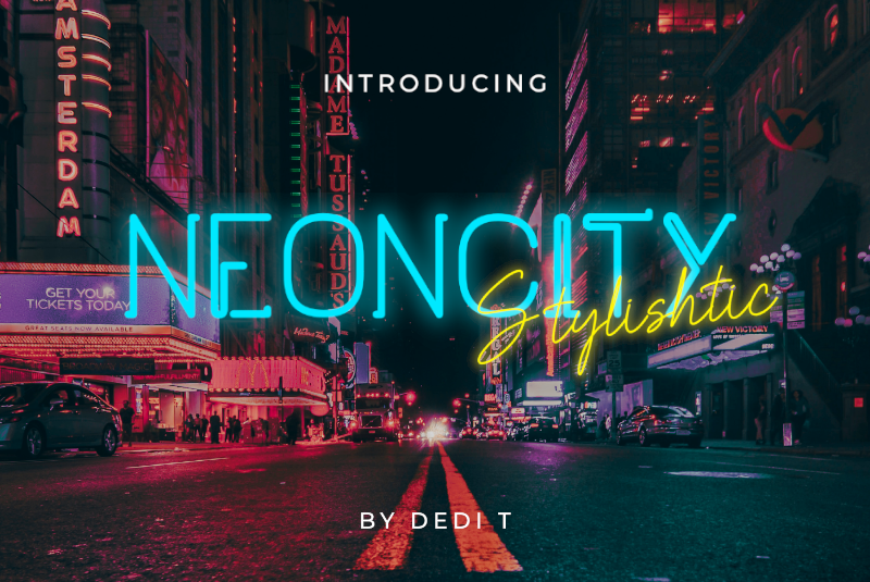 NEONCITY Script font