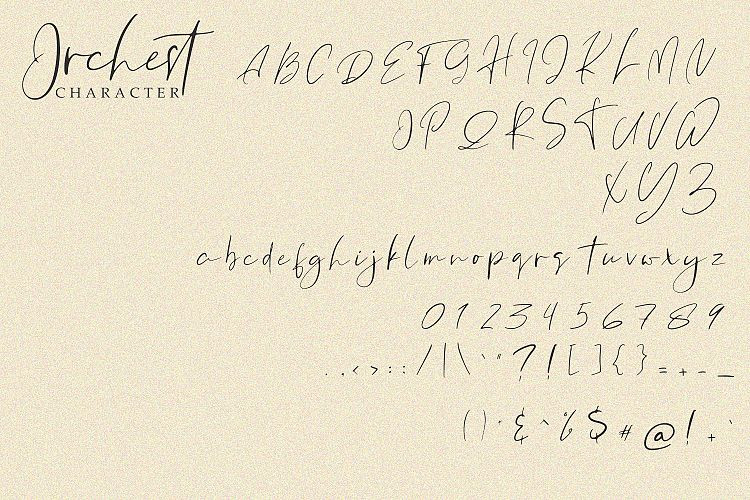 Orchest font