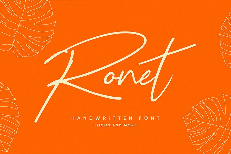 Ronet DEMO font