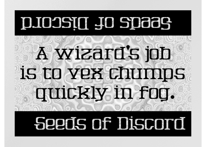 Seeds of Discord font