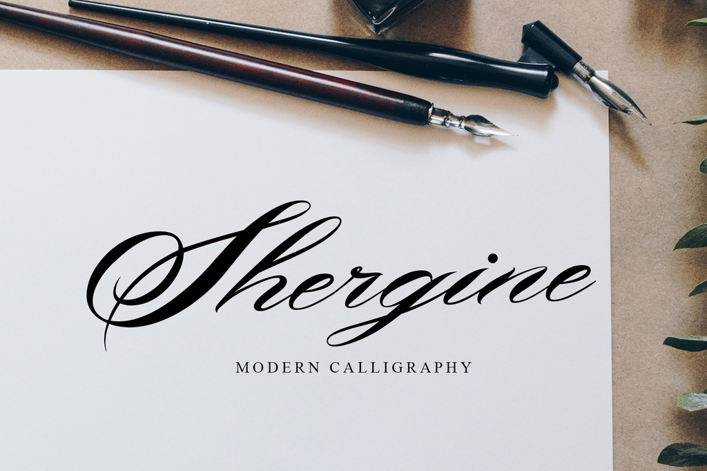 Shergine font