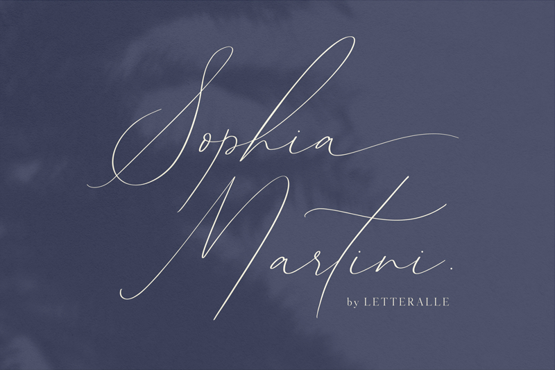 Sophia Martini font