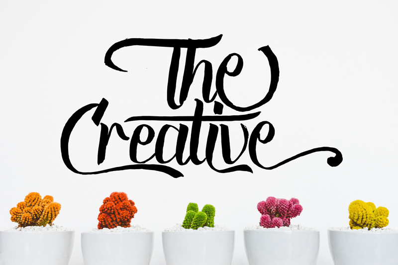 The-Creative font