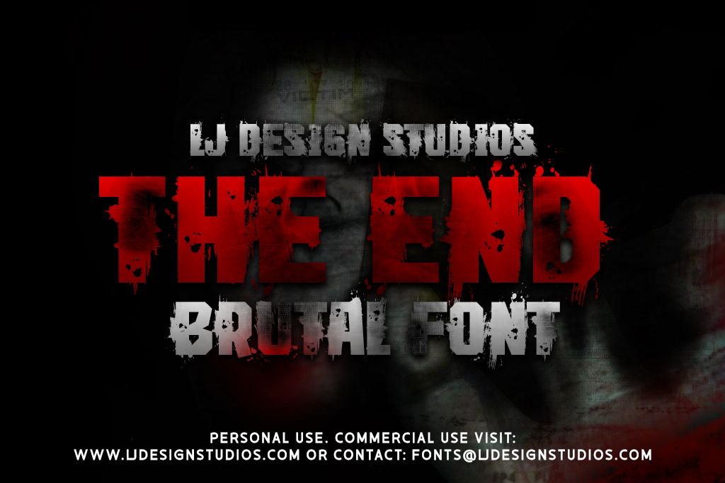 The End DEMO font