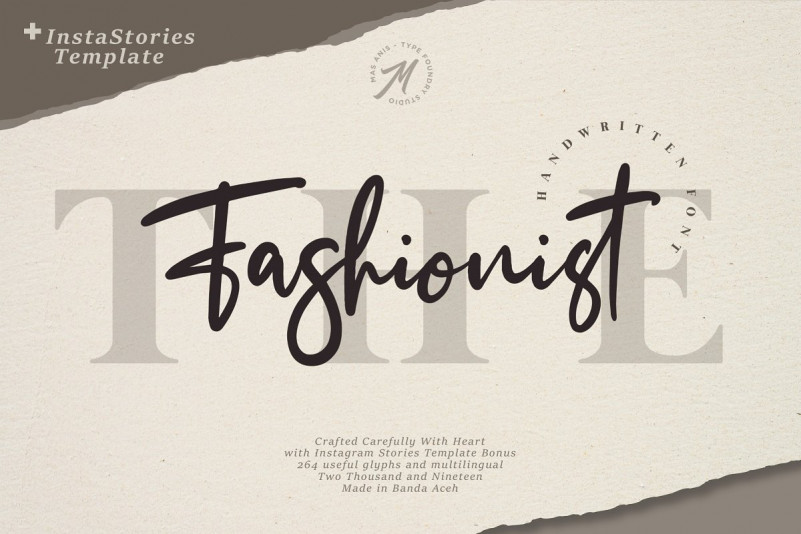 The Fashionist Personal Use font