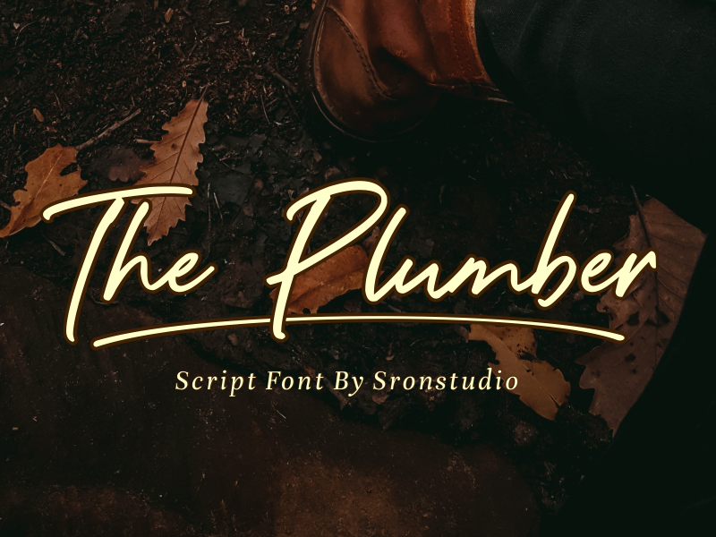 The Plumber font