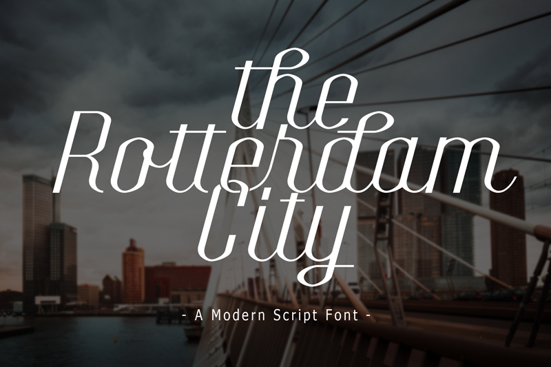 The Rotterdam City font