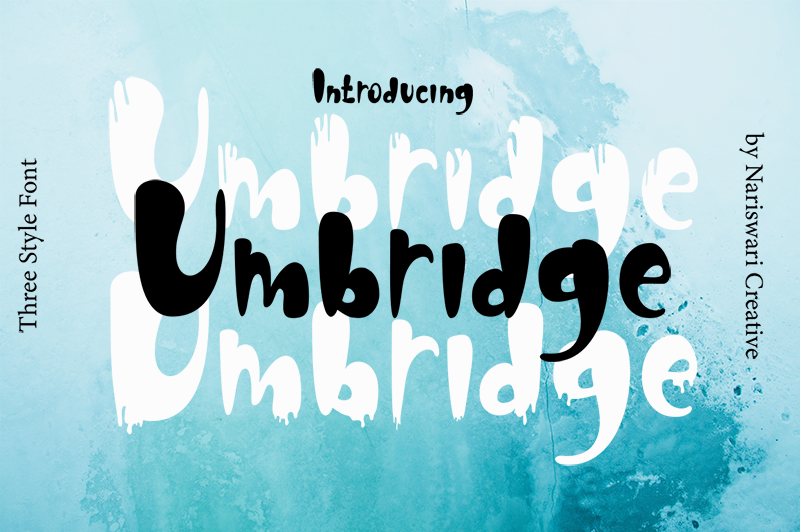 Umbridge Demo font