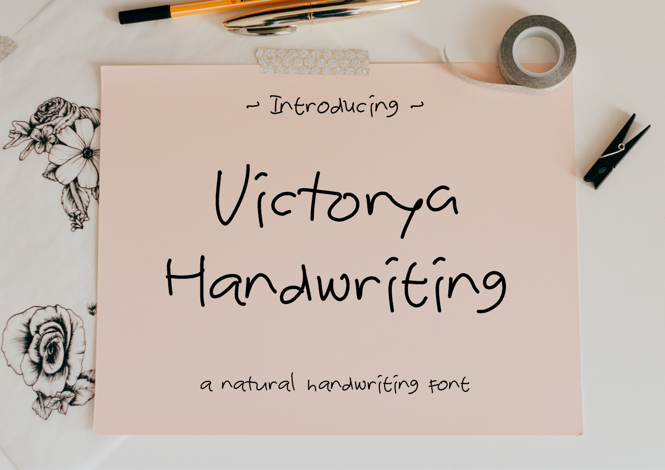 Victorya Handwriting font
