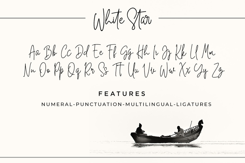 White Star free font