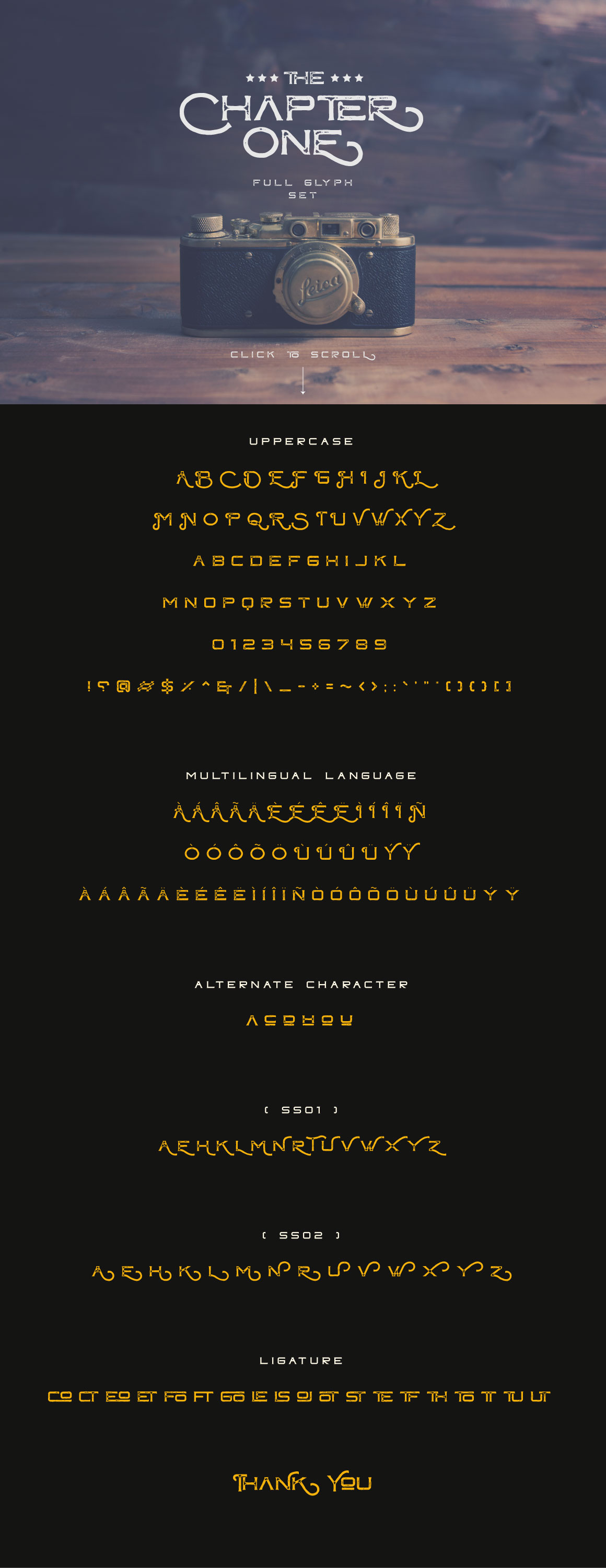 ChapterOne Vintage Free font