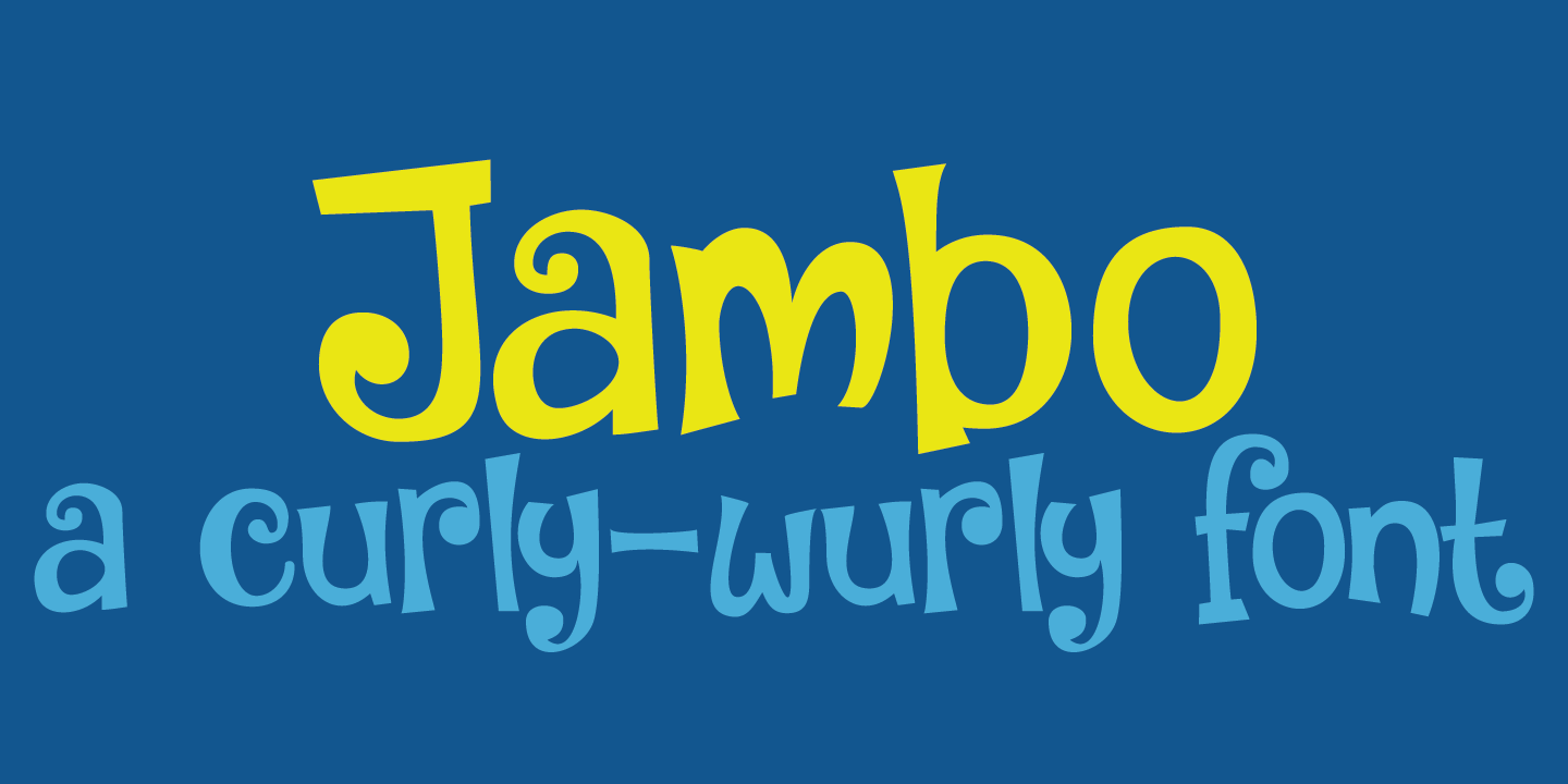 DK Jambo font