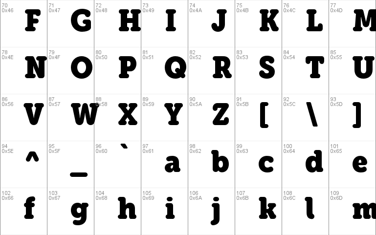 eacologica round slab font