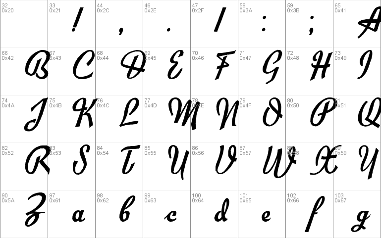 Exiles font