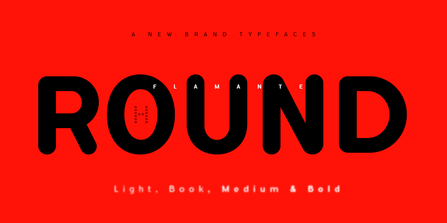 Flamante Round font