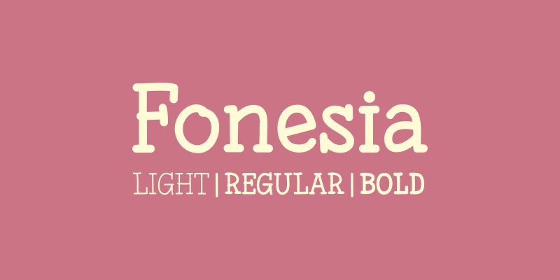 Fonesia Bold font