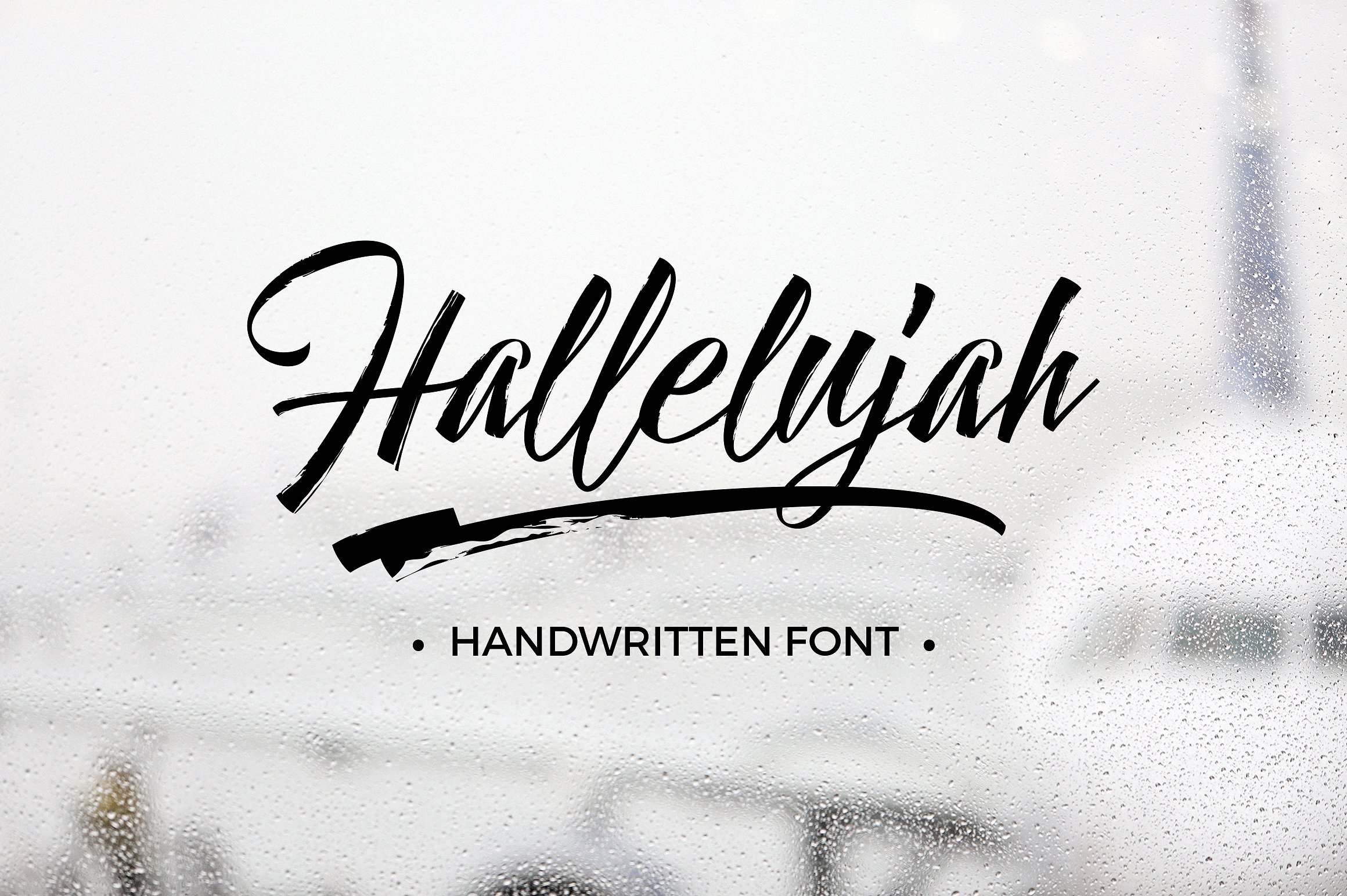 Hallelujah Regular font