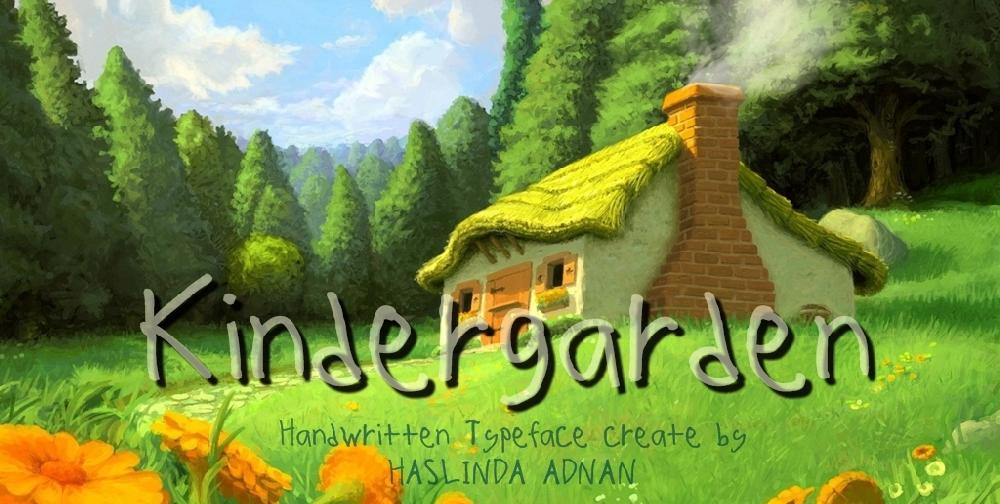 Kindergarden font