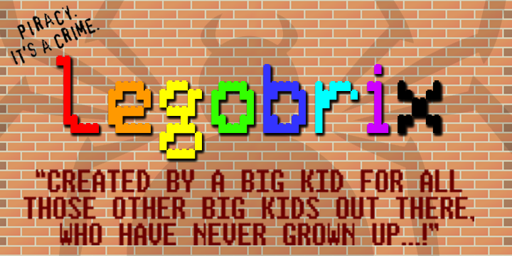 LEGO BRIX font