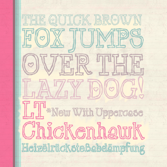 LRT Chickenhawk font