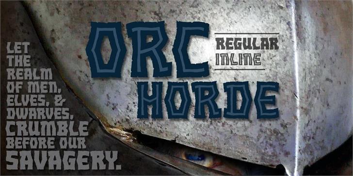 Orc Horde BB font