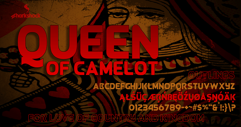Queen of Camelot font