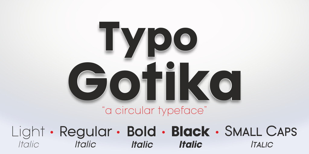 Typo Gotika Light Demo font