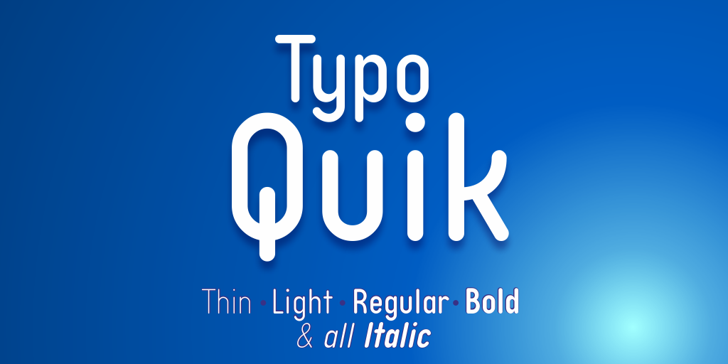 Typo Quik Demo font