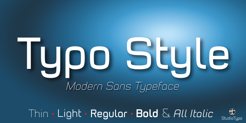 Typo Style Demo font